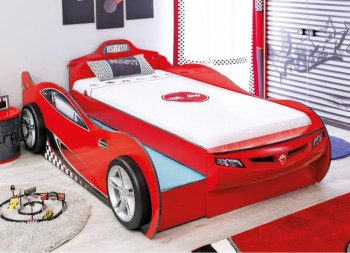CARBED Кровать-машина Coupe с выдвижной кроватью Red 20.03.1306.00 в Безменово - bezmenovo.mebel54.com | фото