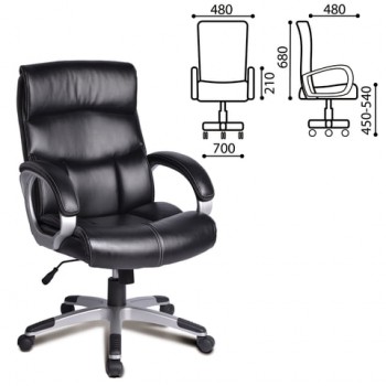 Кресло офисное BRABIX Impulse EX-505 в Безменово - bezmenovo.mebel54.com | фото