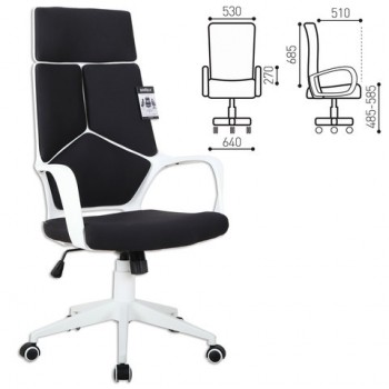 Кресло офисное BRABIX Prime EX-515 (черная ткань) в Безменово - bezmenovo.mebel54.com | фото