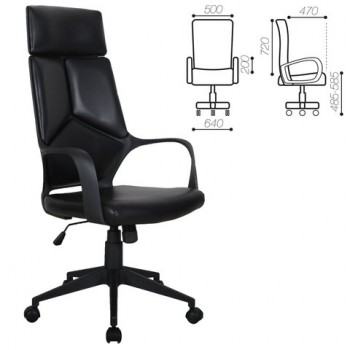 Кресло офисное BRABIX Prime EX-515 (экокожа) в Безменово - bezmenovo.mebel54.com | фото